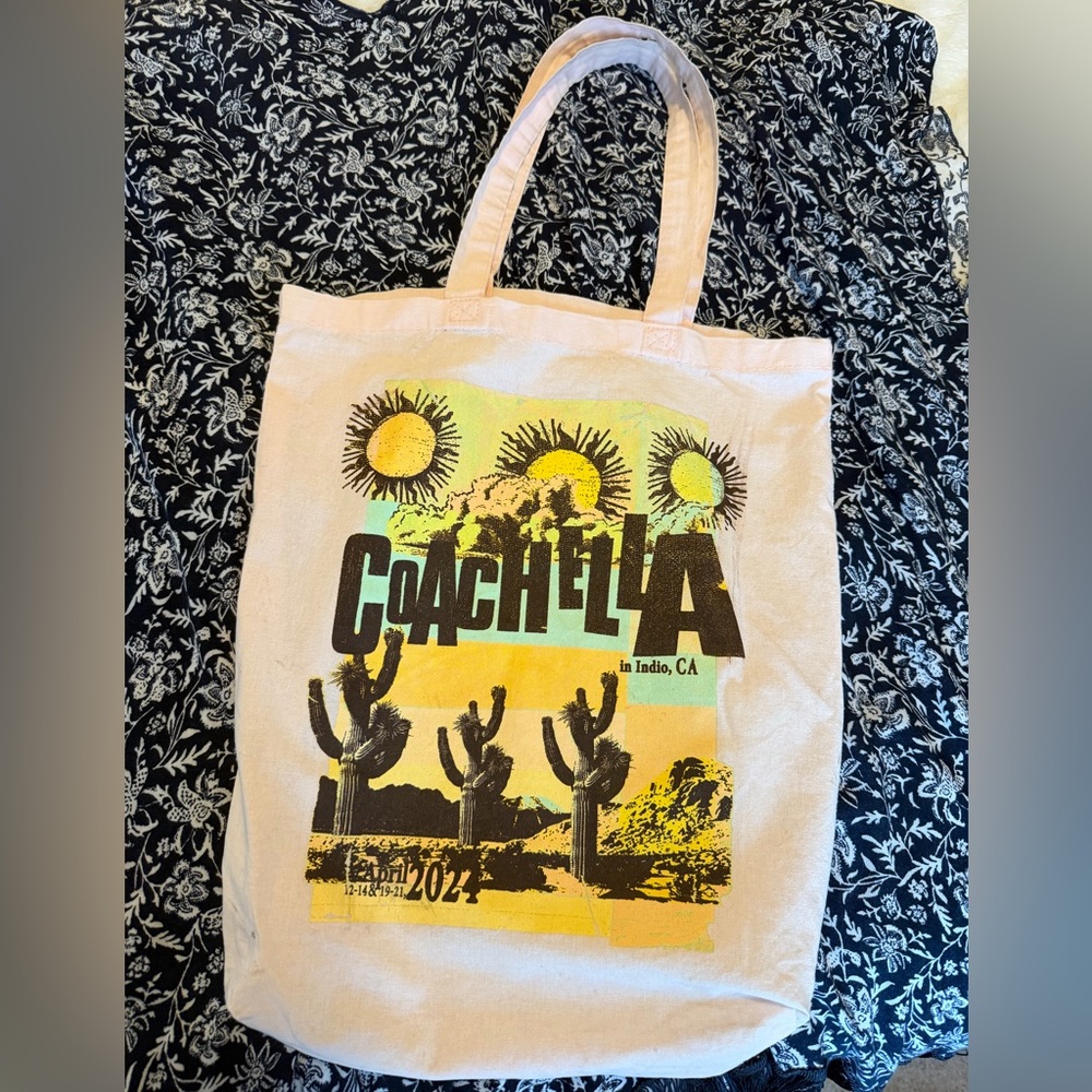 Coachella festival tote